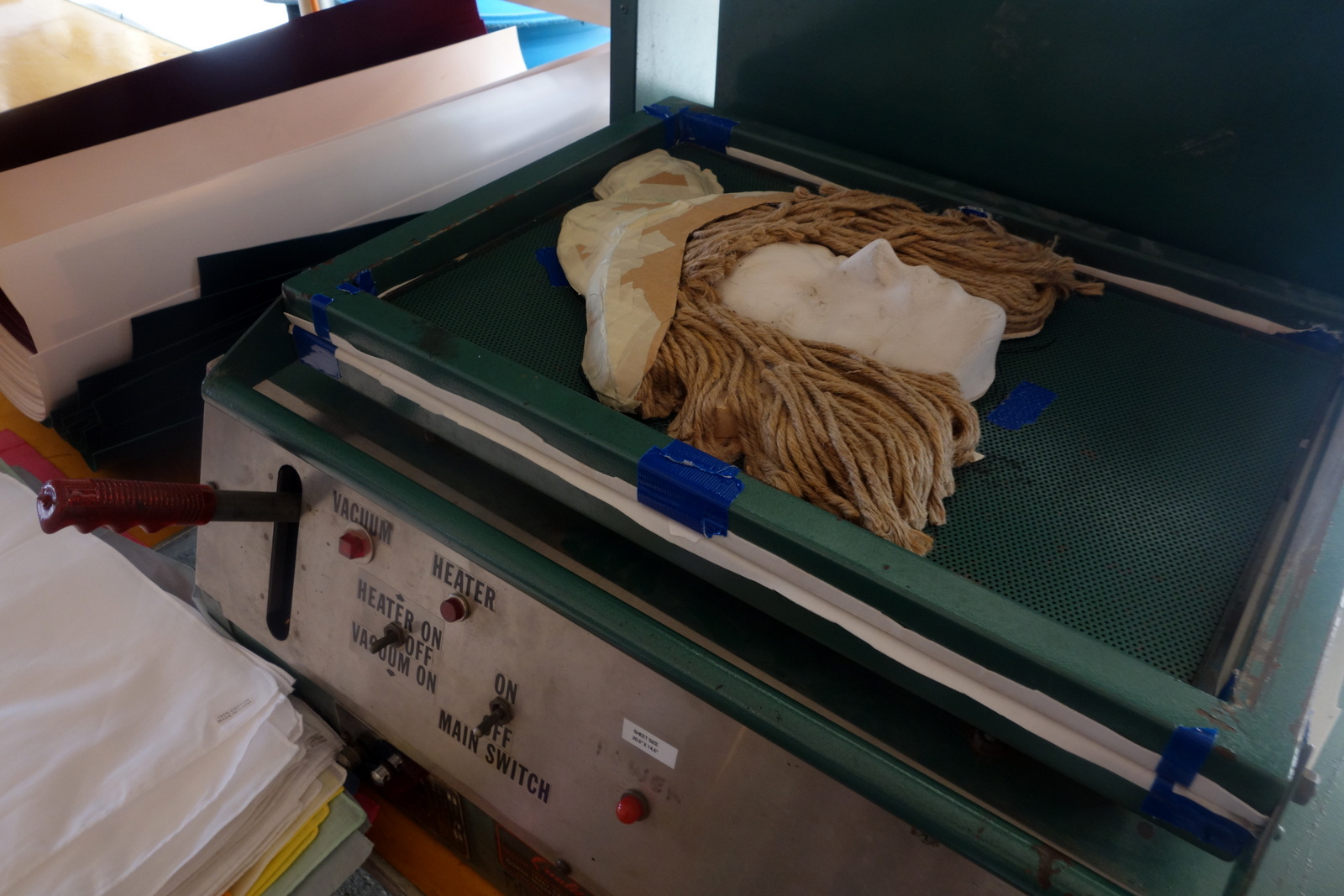 AS220 Labs were also demonstrating vacuum forming equipment.